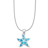 Starfish Pendant Necklace