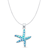  Starfish Pendant Necklace
