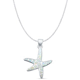  Starfish Pendant Necklace