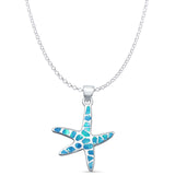  Starfish Pendant Necklace
