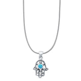 Hand Of Hamsa Pendant Necklace