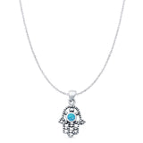  Hand Of Hamsa Pendant Necklace