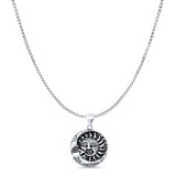  Moon & Sun Pendant Necklace