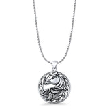  Horse Pendant Necklace