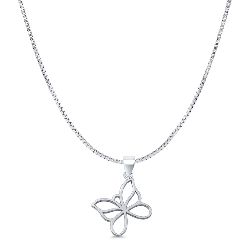  Butterfly Pendant Necklace