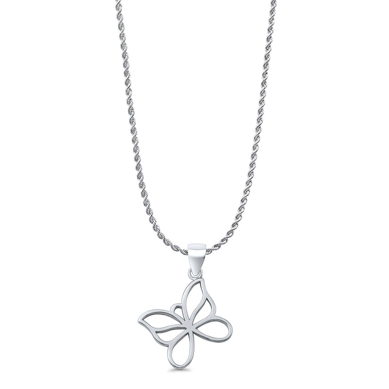  Butterfly Pendant Necklace