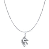  Unicorn Pendant Necklace