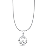 Claddagh & Triquetra Pendant Necklace