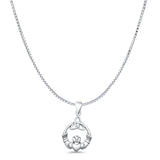  Claddagh & Triquetra Pendant Necklace