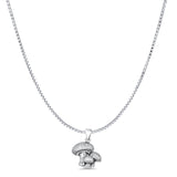  Mushrooms Pendant Necklace