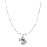  Mushrooms Pendant Necklace