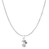  Mushrooms Pendant Necklace