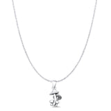  Mushrooms Pendant Necklace