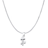 Mushrooms Pendant Oxidized Box Chain Necklace 925 Sterling Silver