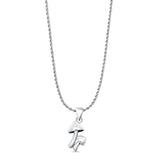 Mushrooms Pendant Oxidized Rope Chain Necklace 925 Sterling Silver