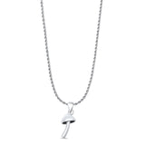 Mushrooms Pendant Oxidized Rope Chain Necklace 925 Sterling Silver