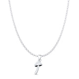 Mushrooms Pendant Oxidized Rolo Chain Necklace 925 Sterling Silver