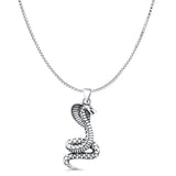 Cobra Snake Pendant Necklace