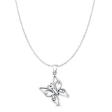  Butterfly Pendant Necklace