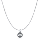  Lotus Pendant Necklace