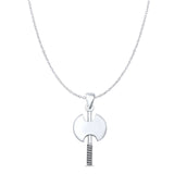  Double Headed Axe Pendant Necklace