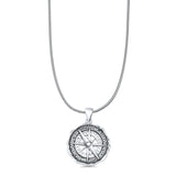  Compass Pendant Necklace