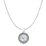  Compass Pendant Necklace