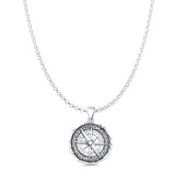  Compass Pendant Necklace