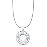  Roman Numerals Pendant Necklace