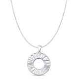  Roman Numerals Pendant Necklace