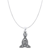  Celtic Knot Snakes Pendant Necklace