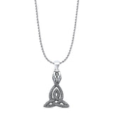  Celtic Knot Snakes Pendant Necklace