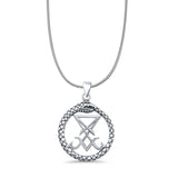  Lucifer Sigil Pendant Necklace