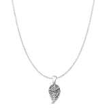  Leaf & Dragonfly Pendant Necklace