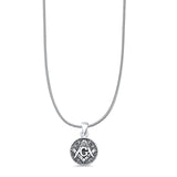  Masonic Freemason Pendant Necklace