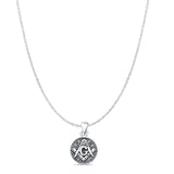  Masonic Freemason Pendant Necklace