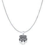  Celtic Bear Paw Pendant Necklace
