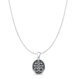  Leviathan Cross Pendant Necklace