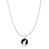  Howling Coyote Pendant Necklace