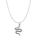  Snake Pendant Necklace