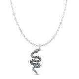  Snake Pendant Necklace