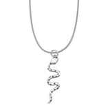  Snake Pendant Necklace