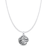  Moon & Sun Pendant Necklace