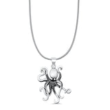  Octopus Pendant Necklace