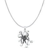  Octopus Pendant Necklace
