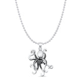  Octopus Pendant Necklace