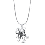  Octopus Pendant Necklace
