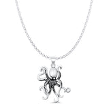  Octopus Pendant Necklace