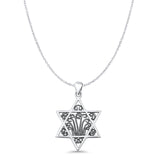  Star Of David Pendant Necklace