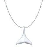  Whale Tail Pendant Necklace